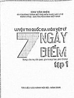 LUYỆN THI QUỐC GIA MÔN VẬT LÝ - 7 NGÀY 7 ĐIỂM TẬP 1