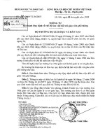 Thông tư số 28/2009/TT_BGDĐT