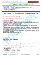 CHUYÊN ĐỀ ÔN THI MÔN VẬT LÝ - TỔNG ÔN LƯỢNG TỬ ÁNH SÁNG