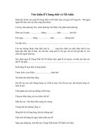 Văn khấn lễ chung thất và tốt khốc