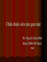 Chẩn đoán siêu âm gan mật