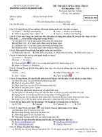 Đề thi HKII Tin Học Đề số 8