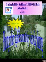 Phương pháp nghiên cứu thủy văn ở địa phương