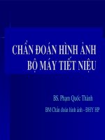 Siêu âm chẩn đoán hình ảnh bộ máy tiết niệu
