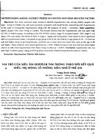 Vai trò của siêu âm doppler tim trong theo dõi kết quả điều trị đóng lỗ thông liên nhĩ ở trẻ em