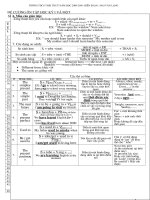 DE CUONG ON TAP ANH 8 HOC KY I GON NHE