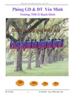 Ứng dụng công nghệ thông tin trong dạy văn bản nhật dụng Ngữ văn 8