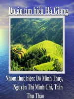 Hà Giang quê hương tôi