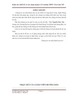 Khảo sát, thiết kế và xây dựng mạng LAN trường THPT văn lâm  hưng yên