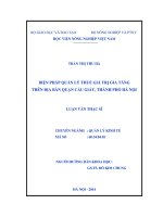 Biện pháp quản lý thuế giá trị gia tăng trên địa bàn quận cầu giấy thành phố hà nội