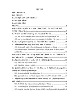 Nghiên cứu thực trạng và đề xuất giải pháp nâng cao hiệu quả quản lý nhà nước về đất đai tại quận 12, thành phố hồ chí minh