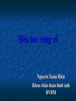 Bài giảng siêu âm vùng cổ