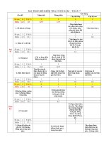 Ma trận đề KT Toán 7 (cuối năm)