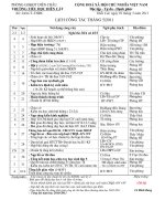 Lịch công tác tháng 5 năm 2011