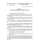 Thông tư số 32_BGD_09