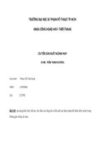 BÀI TẬP MÔN CẢI TIẾN SẢN XUẤT NGÀNH MAY  BÀI TẬP : áp dụng kiến thức đã học, tìm hiểu các lãng phí và đề xuất các biện pháp tiết kiệm điện nước trong không gian sống của bạn.