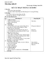 GIÁO ÁN THỦ CÔNG TUẦN 23 - LỚP 1