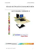 TÀI LIỆU HƯỚNG DẪN SỬ DỤNG ACCUMARK 8.4