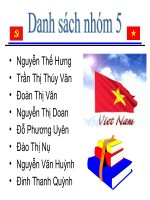 Quá trình nhận thức và nội dung đường lối xây dựng, phát triển nền văn hoá.