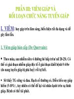 Siêu âm viêm giáp và rối loạn chức năng tuyến giáp