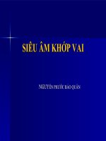 bài giảng siêu âm khớp vai