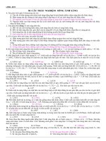 Đề thi học kỳ 2 môn địa lí