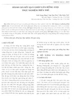 Đánh giá kết quả ghép gân đồng loại thực nghiệm trên thỏ