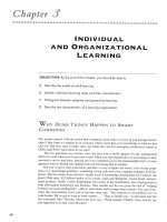 CHAPTER 03  individual  organizational learning
