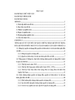 Nghiên cứu thực trạng và đề xuất giải pháp nâng cao hiệu quả công tác cấp giấy chứng nhận quyền sử dụng đất, quyền sở hữu nhà ở và tài sản khác gắn liền với đất đối với khu tái định cư trrên địa bàn quận cầu giấy, thành phố hà