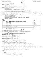 MỘT SỐ ĐỀ ÔN THI TUYỂN 10