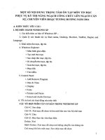 BỘ CÂU HỎI TIN HỌC ÔN TẬP CÔNG CHỨC THUẾ 2014