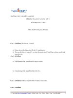 ĐỀ THI THỬ KHẢO SÁT MÔN TOÁN TRƯỚC KỲ THI QUỐC GIA 2015 -  THPT Chuyên Lam Sơn - Thanh Hóa