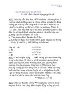 BÀI TẬP NHIỆT ĐỘNG HỌC KỸ THUẬT