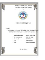 Hoàn thiện công tác quản trị nhân lực tại Công ty cổ phần Thương mại và Đầu tư xây dựng An Hải