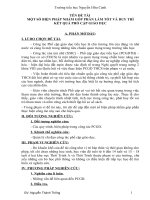 MỘT SỐ BIỆN PHÁP NHẰM GÓP PHẦN LÀM TỐT VÀ DUY TRÌ KẾT QUẢ PHỔ CẬP GIÁO DỤC