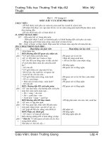 giáo án mỹ thuật 4 chuẩn trọn bộ