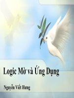 Logic mờ và ứng dụng