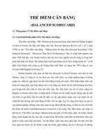 bài tiểu luận Thẻ điểm cân bằng