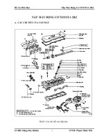 ĐỒ ÁN MÔN HỌC NẮP MÁY ĐỘNG CƠ TOYOTA 2RZ
