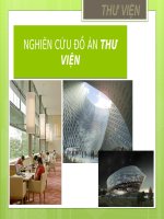 ĐỒ ÁN THƯ VIỆN NGHIÊN CỨU VÀ TÌM HIỂU ĐỀ TÀI