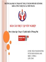 BÁO CÁO THỰC TẬP SẢN XUẤT NGÀNH MAY TẠI CÔNG TY CỔ PHẦN QUỐC TẾ PHONG PHÚ - NỘI DUNG:  XÂY DỰNG TÀI LIỆU KỸ THUẬT SẢN XUẤT CHO MÃ HÀNG ÁO 2979