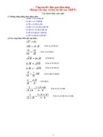 Chuyên đề Rút gọn biểu thức(moi- chitiet)