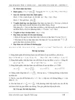 chuyên đề đạo hàm và tích phân