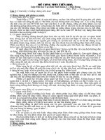 Đề cương môn tiến hóa cực hay