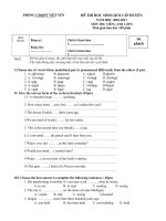 De thi HSG -Tieng Anh 8- -2010-2011