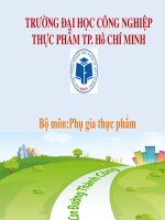 Tổng quan về một số chất thay thế hàn the trong sản xuất