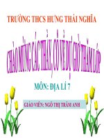 Bài 59 - Khu vực Đong Âu - ĐL 7