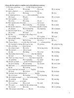 GERUND OR ÌNINITIVE