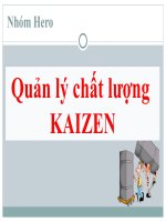 Quản lý kaizen và công cụ 5S