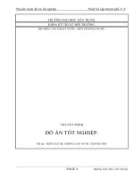 đồ án thiết kế hệ thống cấp nước cho thành phố vũng tàu